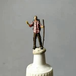 Miniature Figure Traveller Hiking Ho Scale 1:87 Preiser Noch. Fixed Price $14.90.