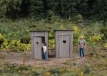 Walthers Scenemaster Scale Laser-cut Wood Kit Outhouse 2-PACK. Fixed Price $9.99.