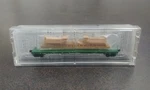 Z Scale Micro Trains Burlington Northern 60' Flat Car W/ Generator Load *new*. Fixed Price $29.99.
