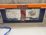 Gauge Holiday Boxcar Lionel 8-87031 Large Scale 2009 Silver Christmas. Fixed Price $69.95.
