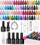 Beetles Cat Eye Gel Nail Polish Set - 36 Colors Gift Spree Red Purple Brown Gree. Fixed Price $65.99.