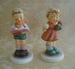 Two Hummel Club "hunor Student" #2087/B & "puppet Princess" #2108/A 1999. Fixed Price $26.36.