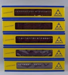 American Models Pennsylvania Hi-rail 70' 1/64 S-scale New In Box 5 Passenger Car. Fixed Price $350.00.