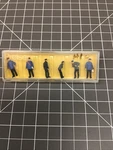 Preiser Ho Scale Figures #147: (6) Railroad Personnel Workers New C-6. Fixed Price $24.99.
