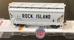 Micro-trains 09200630 Rock Island 2-BAY Covered Hopper #12031. Fixed Price $35.00.