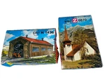 Kibri Z B-6870 7436 Model Train Station,church Kits New Os. Fixed Price $29.99.