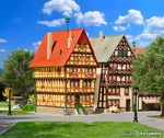 Kibri 36407 Z 1:220 - Kit Of House At Church Square In Alsfeld. Fixed Price $27.99.