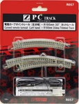 Rokuhan R057 Curved Remote Turnout (left Hand) / R195 30 Trimmed Track Z Scale. Fixed Price $34.99.