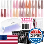 Jewhiteny Poly Extension Gel Nail Kit 14 Pcs Slip Solution And. Fixed Price $42.97.