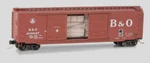 Baltimore & Ohio 50' Box Car W/load Dbl Doors Micro-trains #034 00 380 Scale. Fixed Price $27.39.