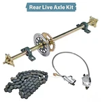 29" 32" 44" Go Kart Rear Live Axle Kit, Sprocket+hub+brake Assembly+chain+disc. Fixed Price $142.15.