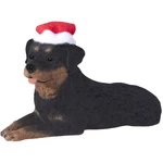 Sandicast Christmas Ornament, Black, XSO13402 Rottweiler - Santa Hat. Fixed Price $40.88.