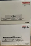 Ho Scale Marklin Container Transport 47447 47448 Lot. Fixed Price $120.00.