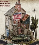 1/35 Scale Wwii European Theater Urban Multi-story House Building Model Kit 8839. Fixed Price $44.90.