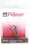 Ho Scale Preiser # 28152 Railroad Worker Standing At Desk Individual Figure. Fixed Price $7.35.