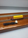 Z Scale Marklin 8603 Piggy-back Flat Car With I'm Dienst Trailer, Tractor Nib. Fixed Price $59.99.