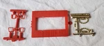 Vintage 1972 Monogram 6656 Honest Engine Model Kit Original Tender Floor Parts. Fixed Price $9.95.