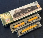 Kato Up Big Boy Excursion Set Scale 1264014 1764015 106085 2- Locos Tenders. Fixed Price $458.95.