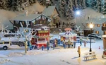Faller Ho 134001 Christmas Market Stall 2-PACK Kit For Model Train Layouts. Fixed Price $29.19.