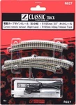 Rokuhan R027 Curved Remote Turnout (right Hand) / R195 30 Trimmed Track Z Scale. Fixed Price $34.99.