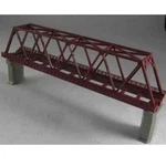 Rokuhan R042 Single Track Bridge / Iron (red) 220MM 1PC - Z. Fixed Price $21.13.