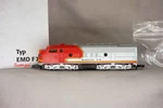 Marklin 8860 Santa Fe Emd F7A Warbonnet 3-POLE Motor Z Scale Gauge. Fixed Price $169.95.