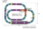 Rokuhan Layout Plan "ai" Complete Track Set (31.4" X 21.6"). Fixed Price $776.25.