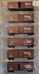 Scale Microtrains Kadee 20462 Atsf 40' Standard Box Cars Set Various Slogans. Fixed Price $156.00.