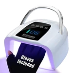 Shinecai Uv Led Nail Lamp Dryers Cordless 128W Portable Rechargeable Light. Fixed Price $74.80.