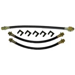 67-68 Pontiac Full-size Front Disc Rear Drum Brake Rubber Flex Hose Line Set Kit. Fixed Price $56.00.