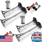 Tallew Pack 12V 150 Db Loud Air Horn Kit For Truck Boats Car Compressor. Fixed Price $55.04.