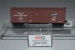 Scale Mtl 39160 Chicago & North Western 40' Single Door Boxcar 142200 C52762. Fixed Price $19.99.