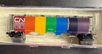 Scale Intermountain Canadian National Rainbow Hopper W/micro-trains #370704. Fixed Price $21.95.