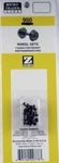 Micro Trains Z Scale 33" Standard Black Wheel Sets Axles (950) 00412000. Fixed Price $11.00.