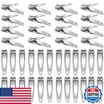 Natzerat 50-PACK Stainless Steel Nail Clipper Set Bulk Portable & Sharp!. Fixed Price $30.91.