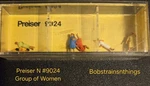 Vintage New Preiser Scale #9024 Pcs. Group Of Women Original Box 1:160. Fixed Price $17.99.