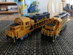 Modern Ho Scale Bachmann Dcc Diesel Locomotive With Life Like Dummy Unit. Fixed Price $39.99.