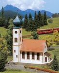 Faller 282775 Z Scale 1:220 Kit Of Village Church. Fixed Price $44.99.
