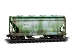 Burlington Northern 2-BAY Covered Hopper Micro-trains #092 45 620 Scale. Fixed Price $36.85.