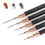 Artdone Metallic Nail Pens, Liner Brushes Set, 5PCS Black Tools For. Fixed Price $26.59.