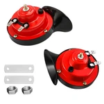 2PCS 300DB Super Loud Train Horns, 12V Waterproof Air Replacement Red. Fixed Price $20.02.