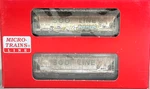 Micro-trains Scale Weathered 3-BAY Covered Hopper 2-PK Soo Line 98305047. Fixed Price $85.95.