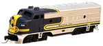 Mtl Z 14010-2 F7 Santa Fe Powered A-unit Locomotive 335 (tested) #5. Fixed Price $179.95.