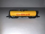 Marklin Mini-club Z-scale 8625 Shell Oil Tank Car Lnib, International Shipping. Fixed Price $40.00.