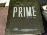 1959 Prestige Products By Prime PM-530 Electric Sanding, Catalog. Fixed Price $7.99.