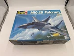 Revell MIG-29 Fulcrum Fighter Jet 1/32 Scale Model Kit #4717 Open Box. Fixed Price $83.99.