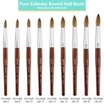 Pana Usa Acrylic Nail Brush 100% Pure Kolinsky Hair Mahogany Wood Handle. Fixed Price $31.99.