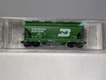 Micro-trains 92080 2-BAY Center Flow Covered Hopper Burlington Northern BN435759. Fixed Price $20.00.