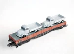 Marklin Ho 4515 Flat Car Dump Truck Transport Mercedes Db 496391. Fixed Price $63.85.