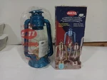 Dietz #20 Junior Oil Burning Lantern Blue With Gold Trim. Brand New Never Used. Fixed Price $38.81.